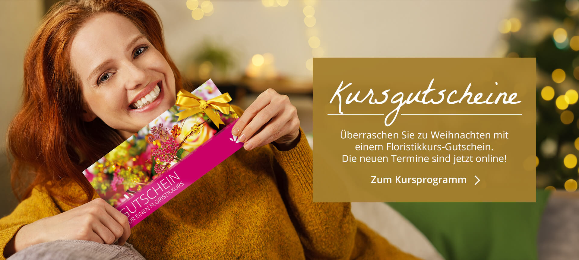 Erlebnis zum Verschenken: Floristikkursgutschein