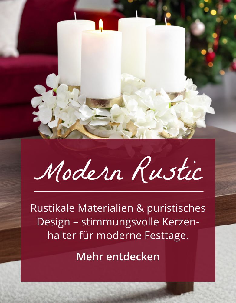 Weihnachten 2025: Modern Rustic