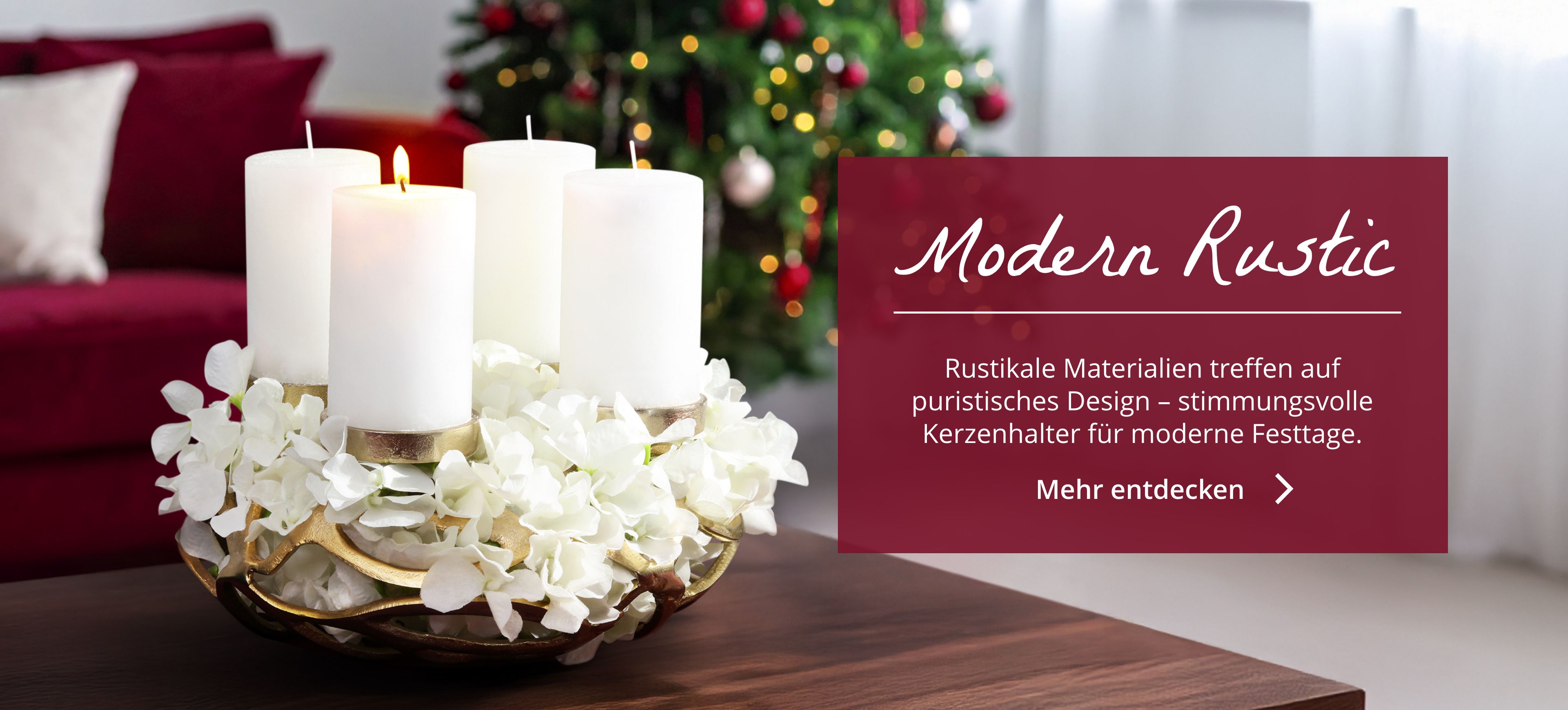 Weihnachten 2025: Modern Rustic