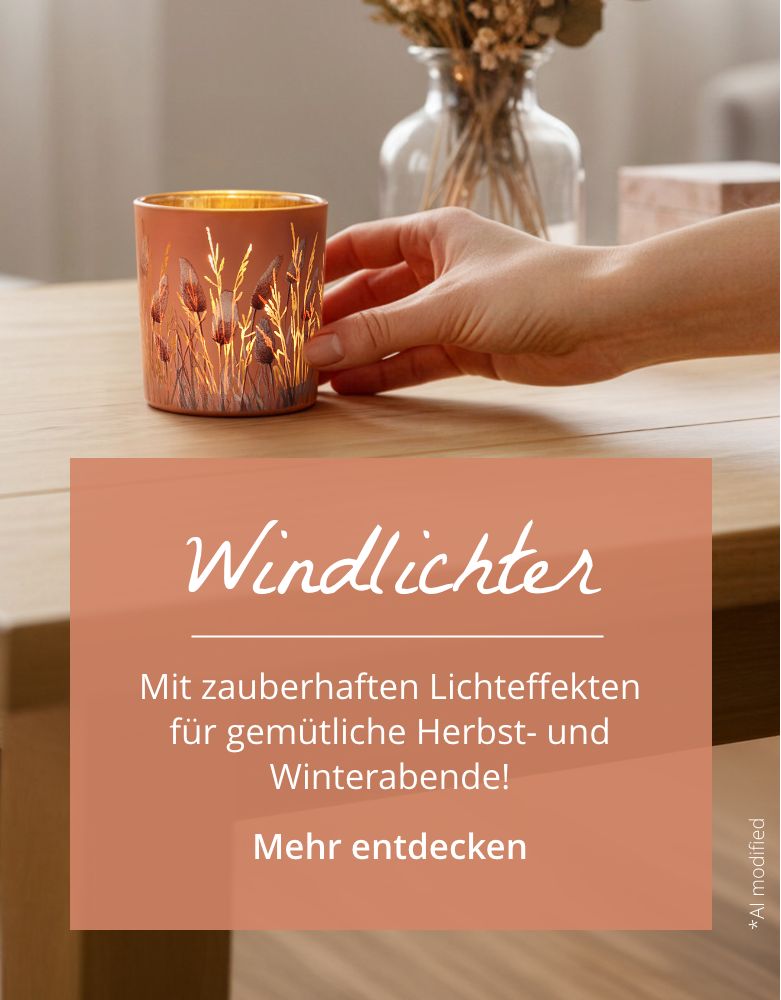 Neu eingetroffen: Windlichter