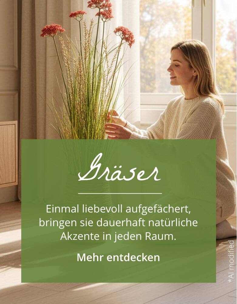 Neu eingetroffen: Künstliche Gräser im Topf