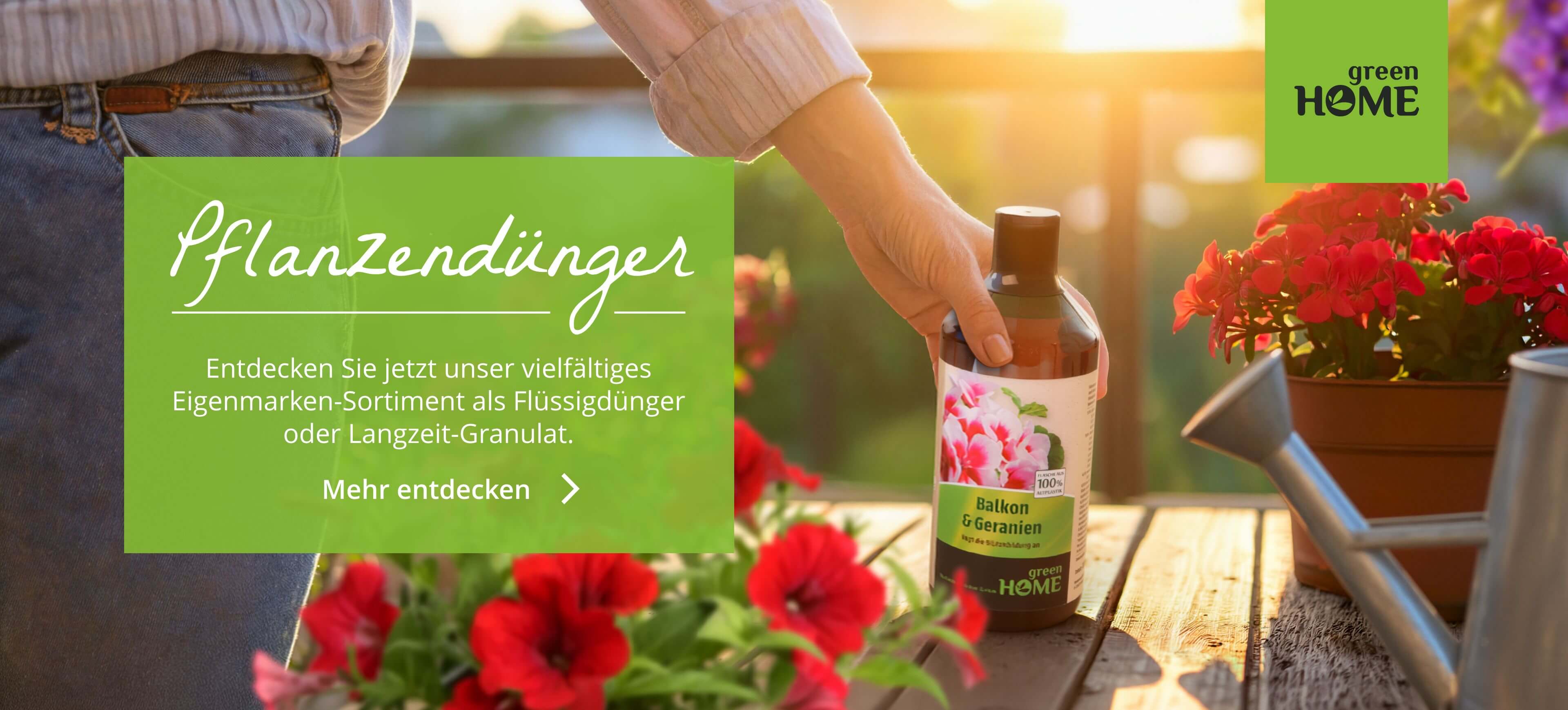 Pflanzendünger und Pflegemittel von Green HOME