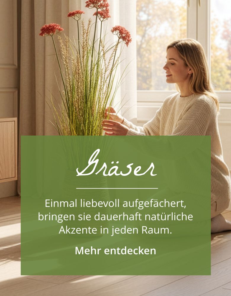 Neu eingetroffen: Künstliche Gräser im Topf