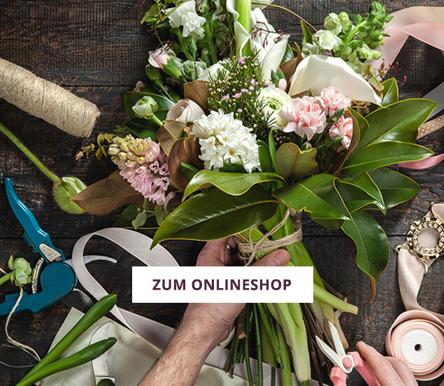 Floristikbedarf bequem in unserem Onlineshop bestellen.